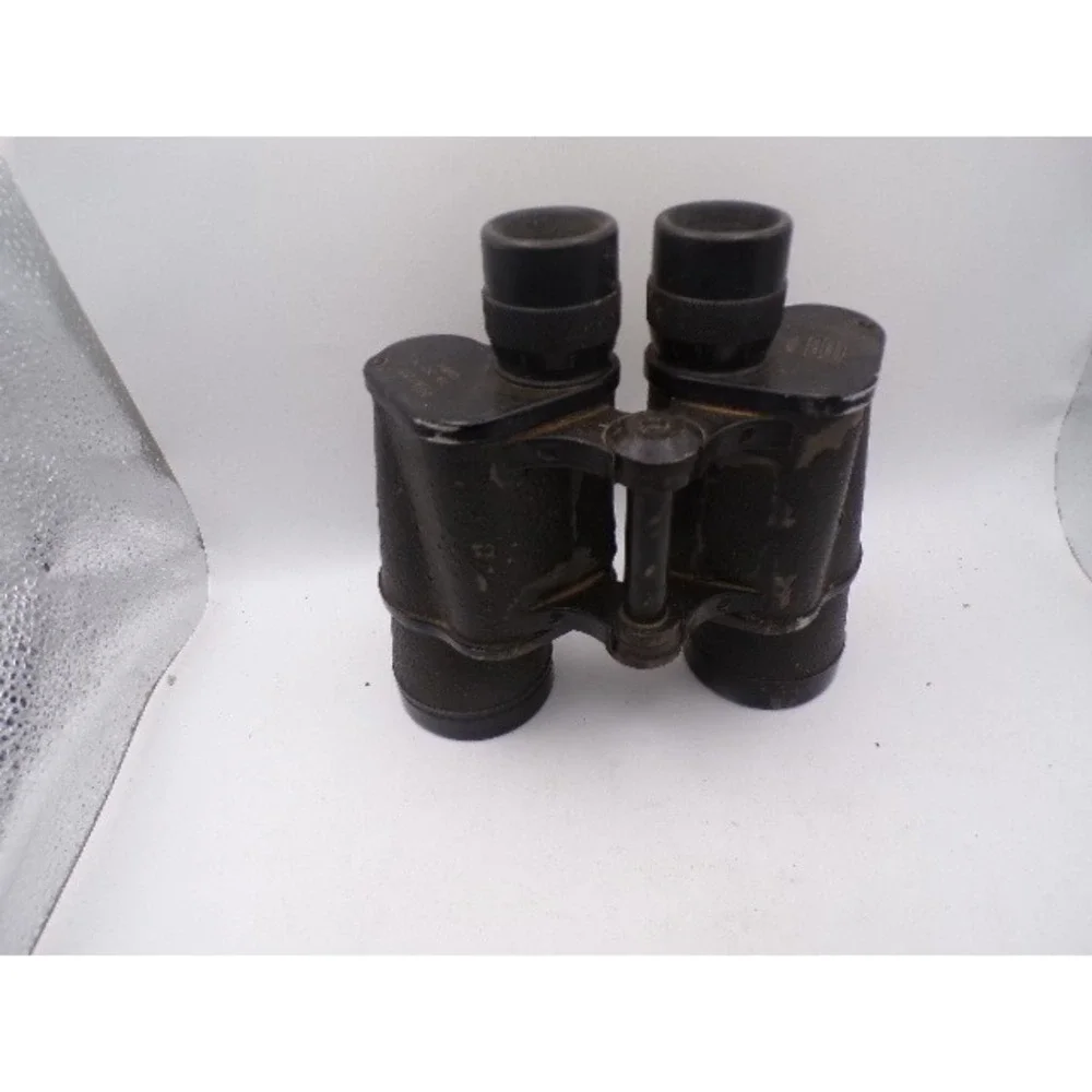 Vintage Nippon Kogaku Tokyo Binoculars Serial 741084 Early Nikon Japan Blk READ